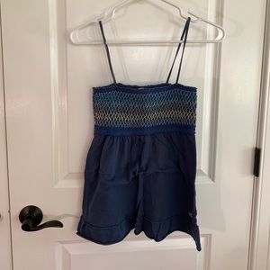 Vintage Hollister tank with multicolor shearing